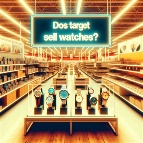 does target sell watches in-store